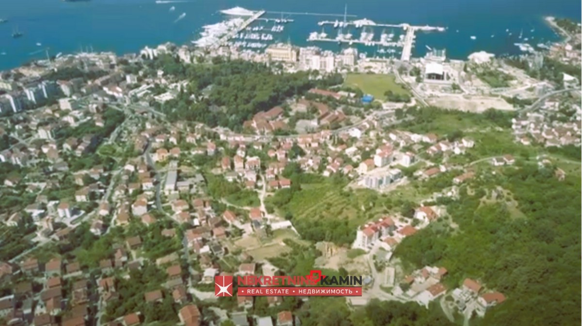 1,240 m² Plot with Sea View, Mažina, Tivat